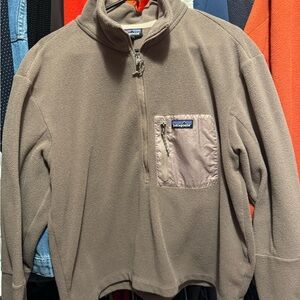 Patagonia Taupe Fleece Jacket